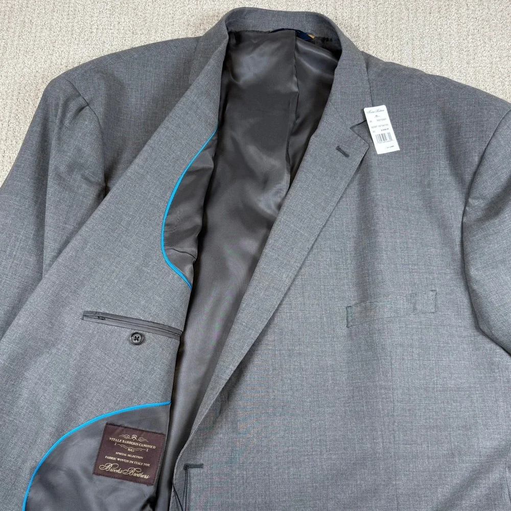 NEW Brooks Brothers Mens 58L Explorer Collection Vitale Barberis Canonico Blazer
